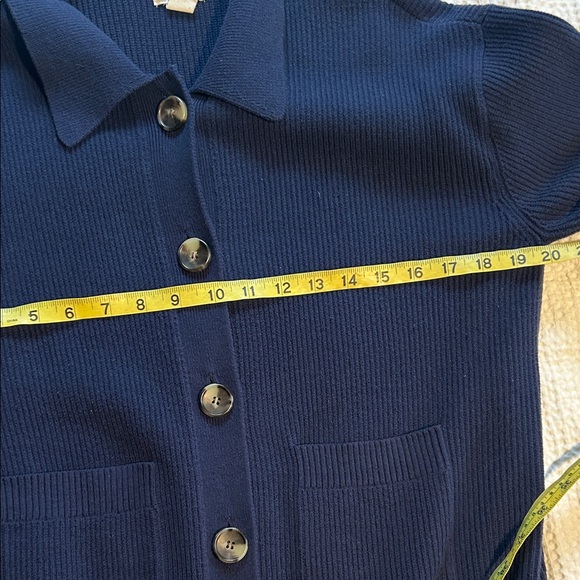 Caslon Dark Blue Women's Cardigan - Picture 3 of 5